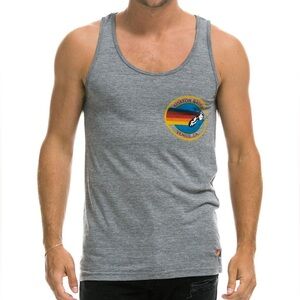 Aviator Nation Heather Gray Tank Top